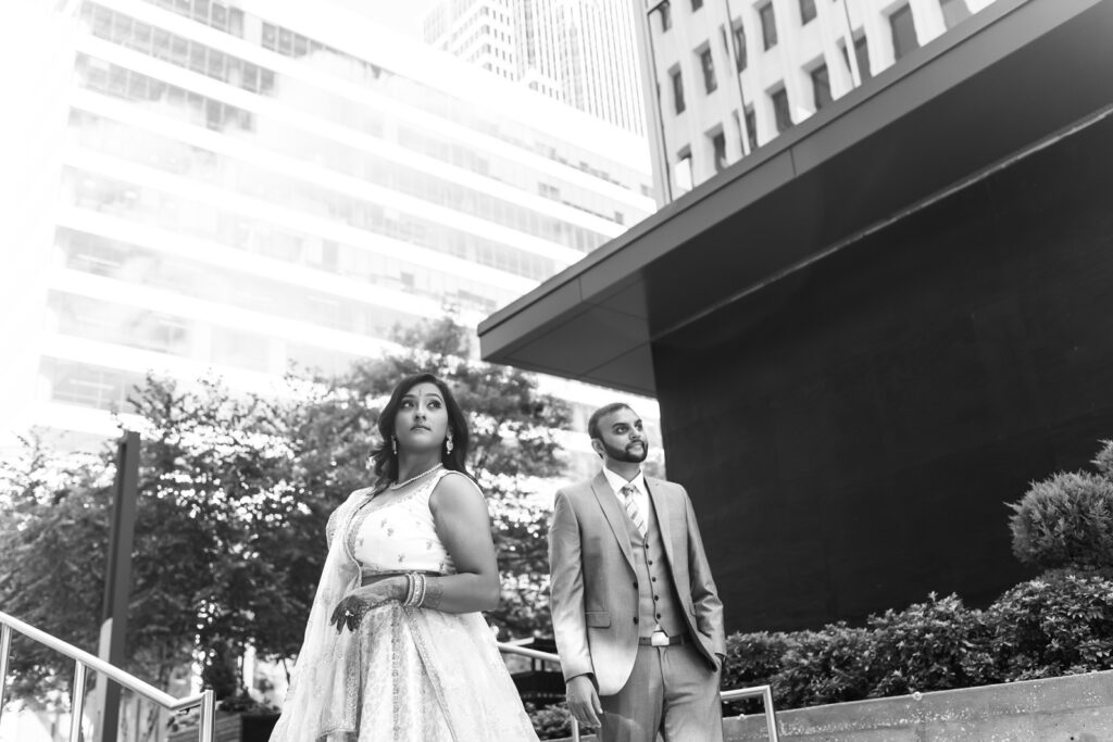 south Asian engagement photo