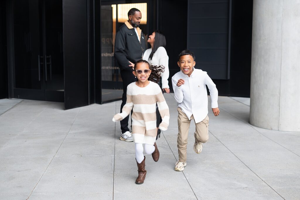 modern atlanta family photoshoot