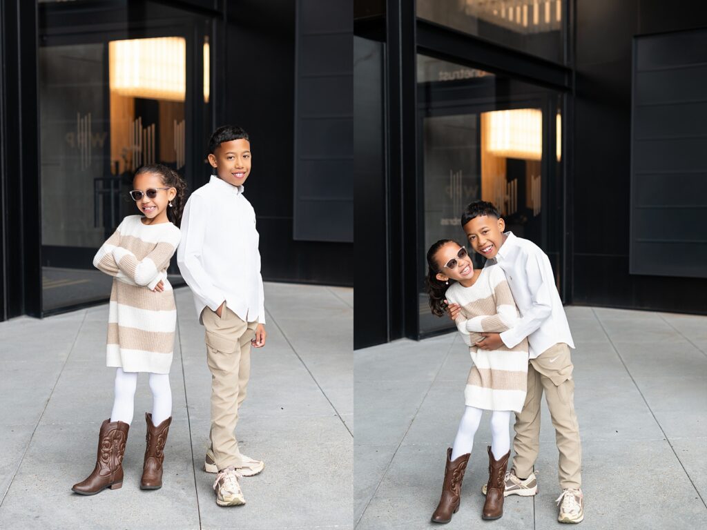modern atlanta family photoshoot